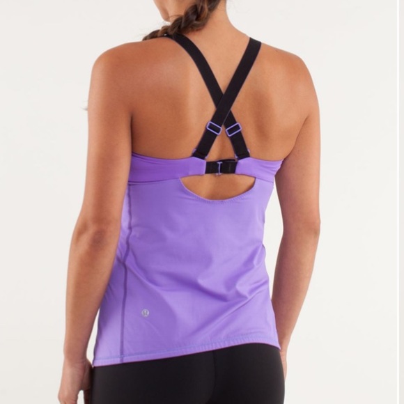 lululemon athletica Tops - Lululemon Catch Me Tank Sz 6 Power Purple